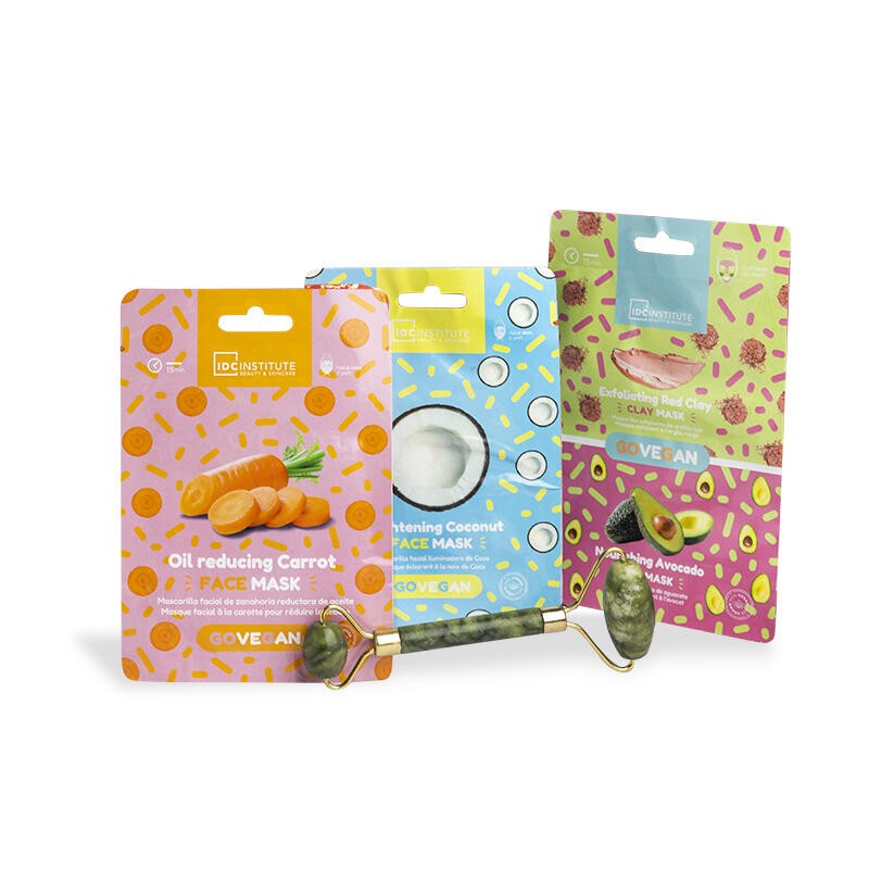 IDC PACK 1 JADE ROLLER 3 FACE MASK