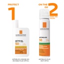 LA ROCHE POSAY ANTHELIOS FLUID SPF5+  CLEAR 50 ML