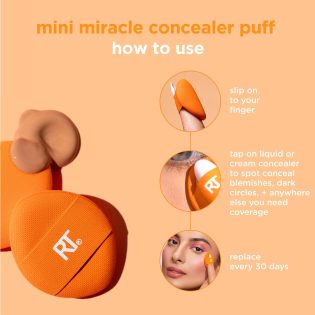 RT MINI MIRACLE CONCEALER PUFF PACK - 3 PACKS 