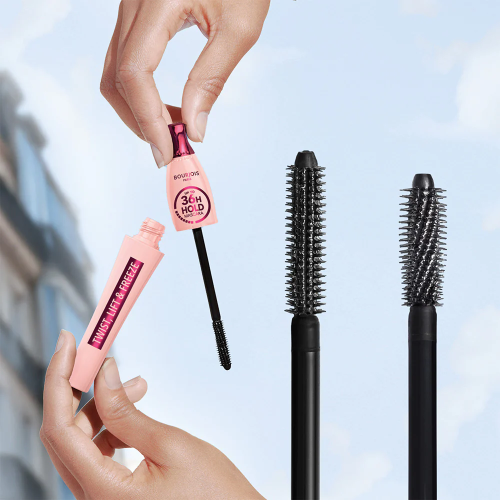 BOURJOIS MASCARA TWIST LIFT & FREEZE NOIR BLK 