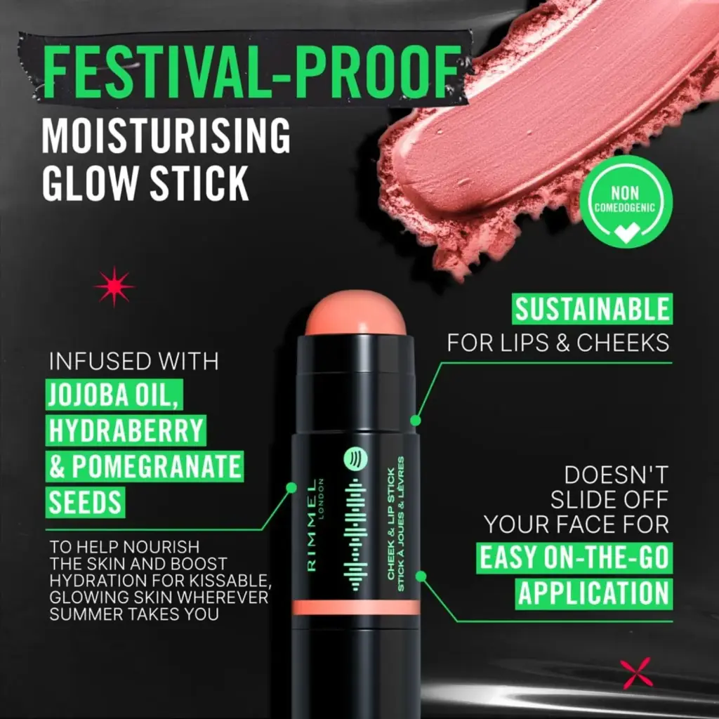 RIMMEL WANDERLUST GLOW STICK BLUSH & LIPSTICK