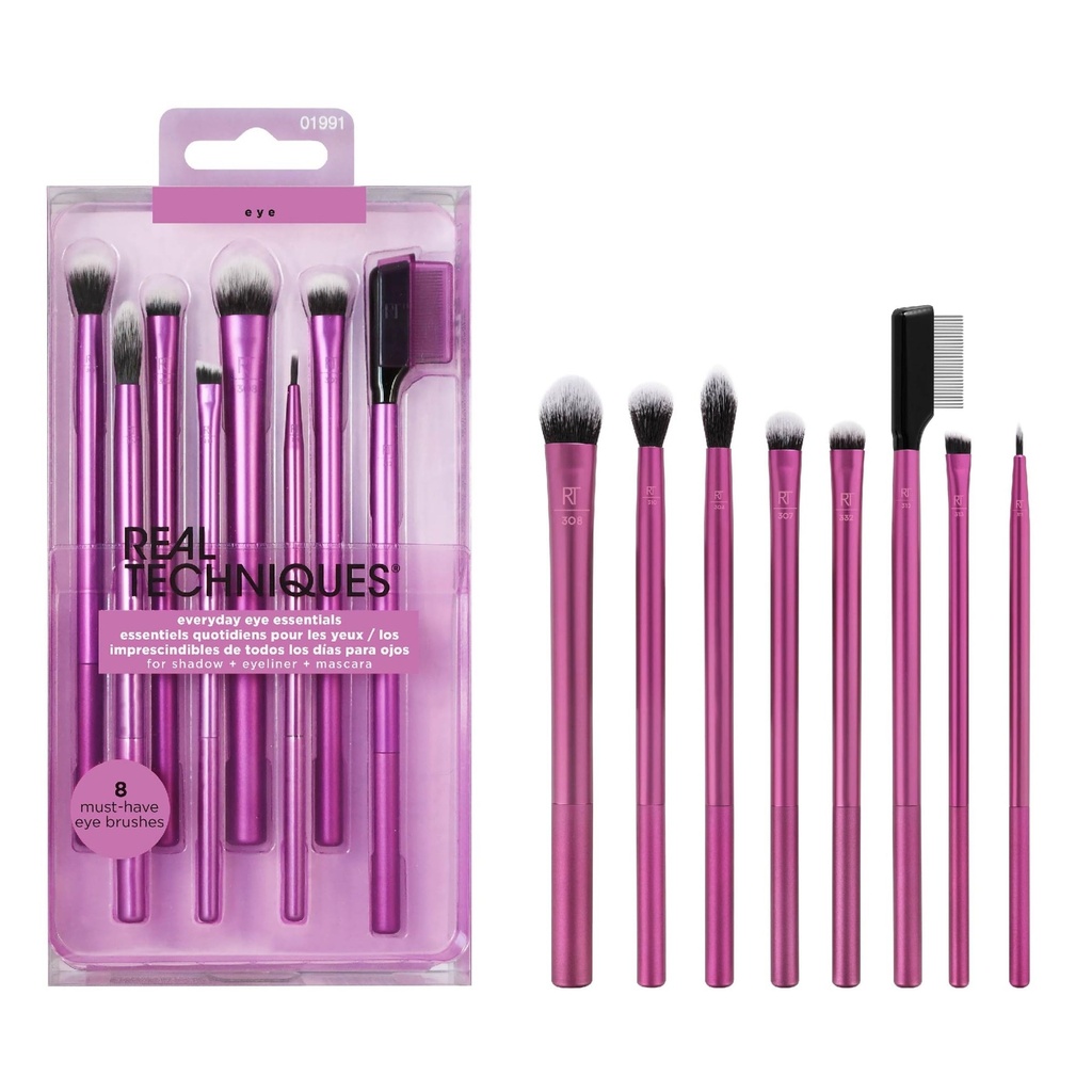 RT EVERYDAY EYE ESSENTIALS BRUSH KIT - 8 PCS 