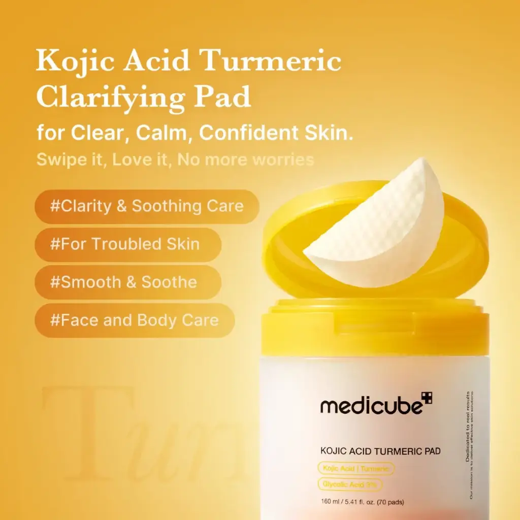 MEDICUBE KOJIC ACID TUMERIC PAD