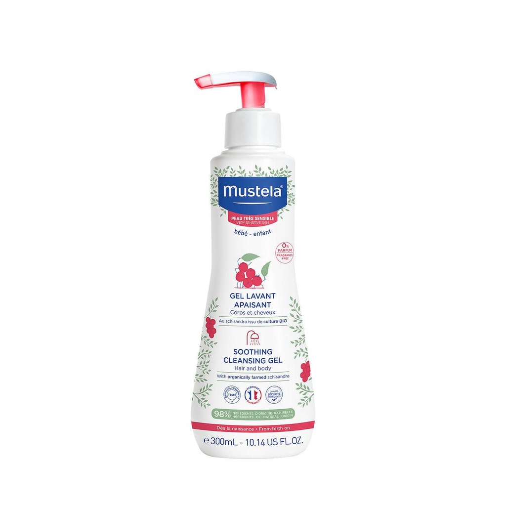 MUSTELA GEL LAVANT APAISANT 300 ML