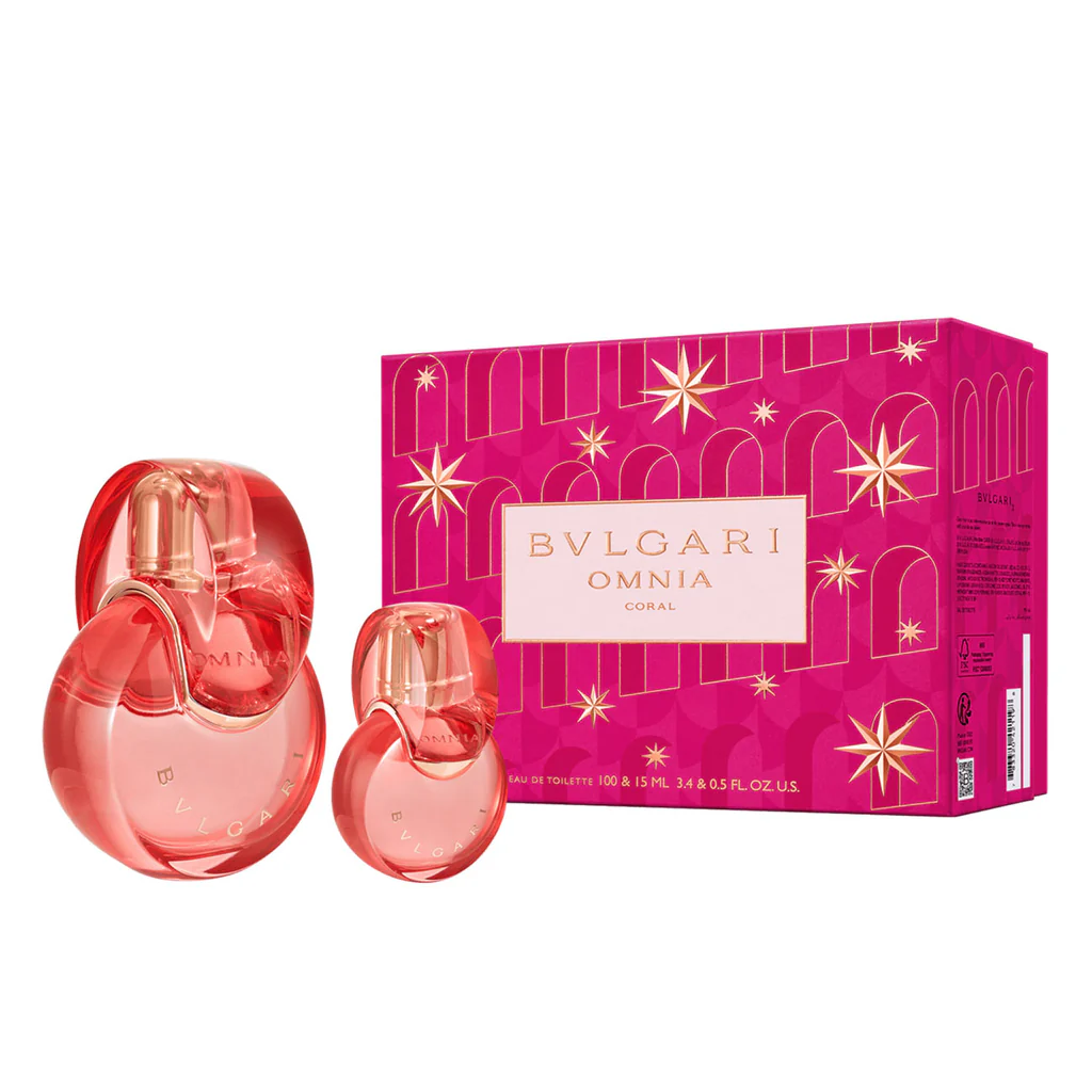 BVLGARI OMNIA CORAL EDT 100 ML GIFTSET