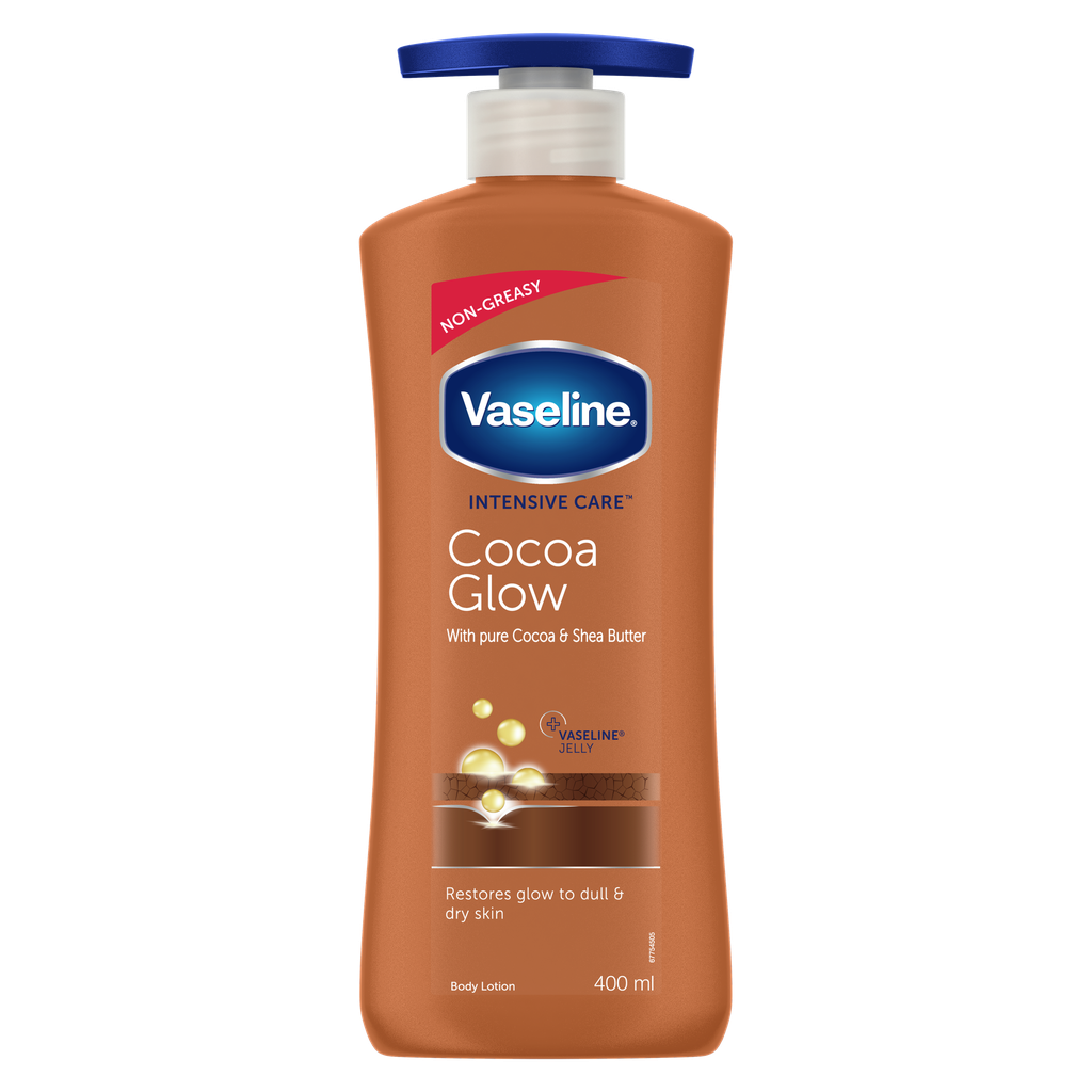 VASELINE COCOA GLOW BODYLOTION 400 ML