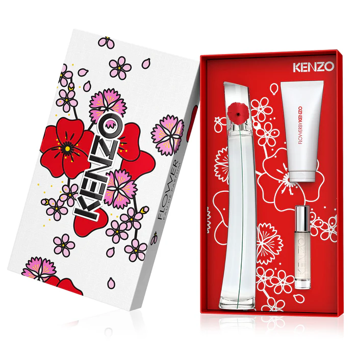KENZO FLOWER EDP 100ML+V10ML+BL75ML GIFTSET