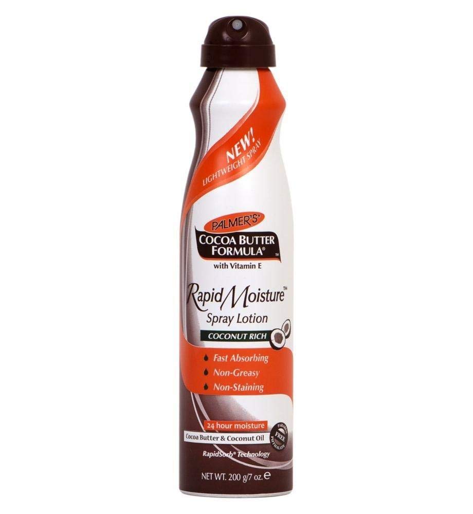 PALMER'S COCOA BUTTER FORMULA RAPID MOISTURE COCONUT RICH SPRAY LOTION 200 GR
