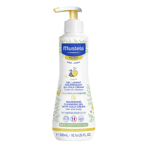 MUSTELA GEL LAVANT NOURISSANT AU COLD CREAM 300 ML
