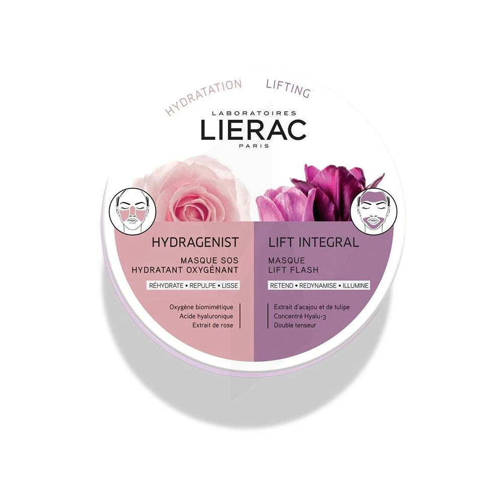 LIERAC MASQUE DOUBLE HYDRAGENIST/LIFT INTEGRAL