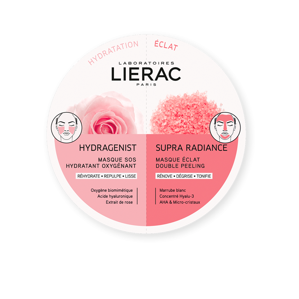 LIERAC MASQUE DOUBLE HYDRAGENIST / SUPRA RADIANCE