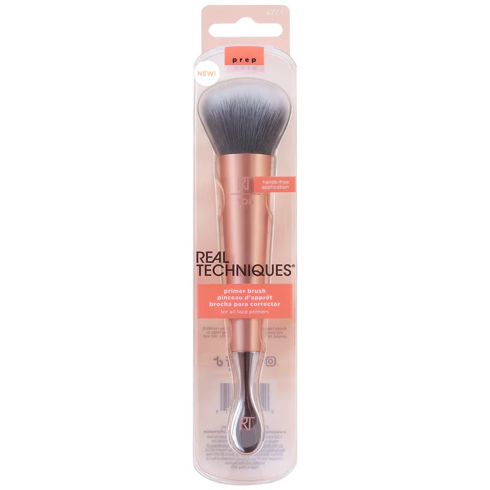 RT DUAL-ENDED PRIMER FACIAL SKINCARE BRUSH & STAINLESS STEEL SCOOP