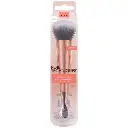 RT DUAL-ENDED PRIMER FACIAL SKINCARE BRUSH & STAINLESS STEEL SCOOP