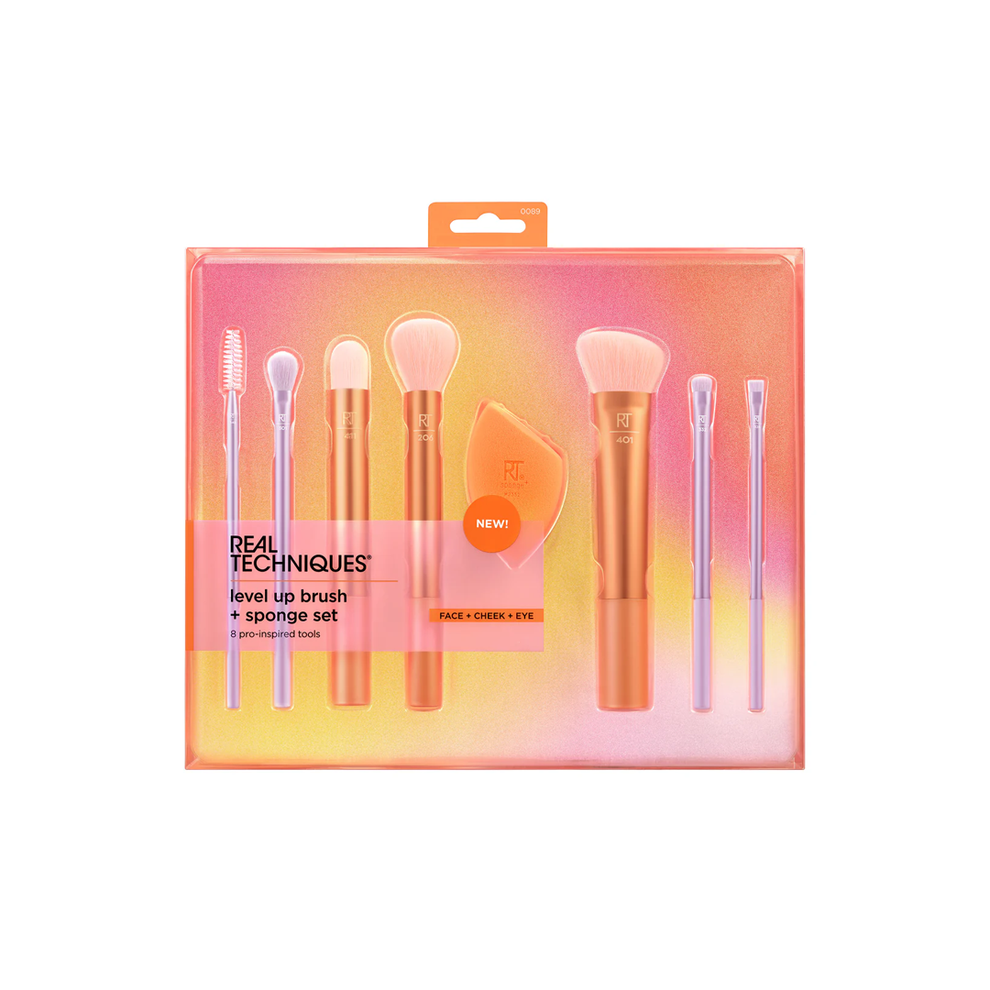 RT LEVEL UP BRUSH & SPONGE KIT - 8 PCS 