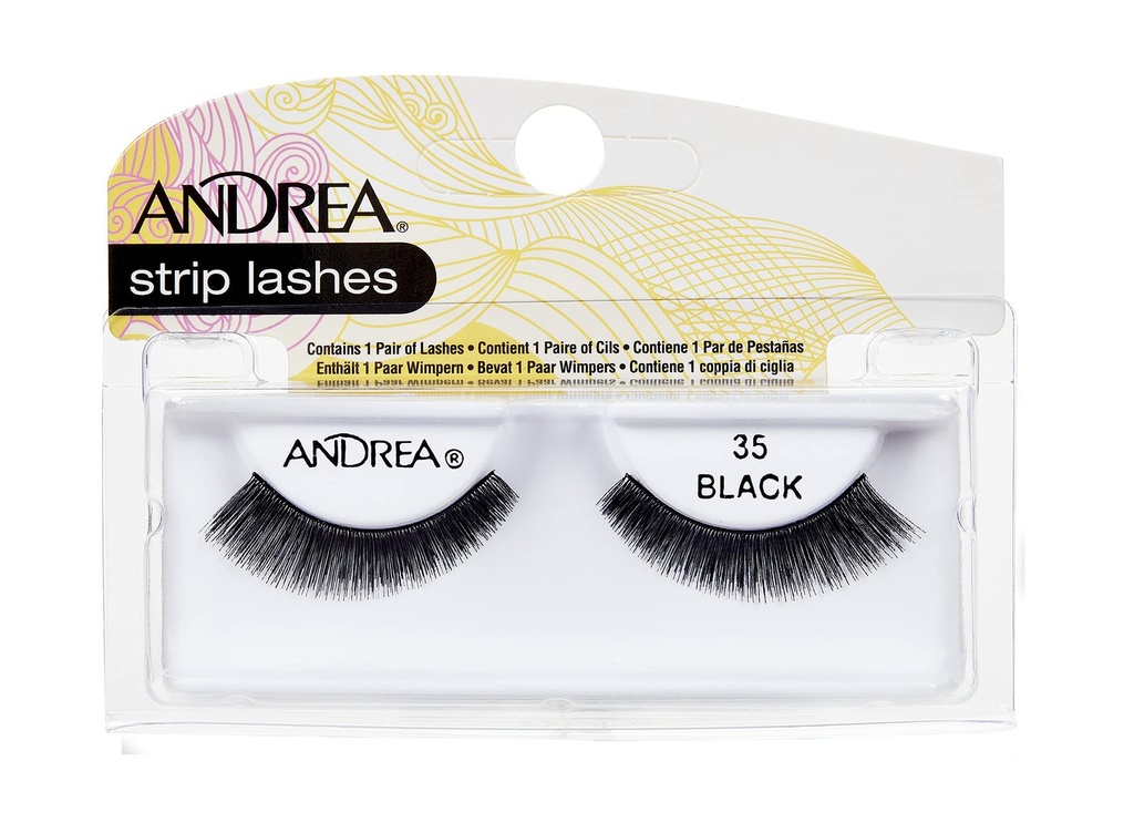 ANDREA STRIP LASHES 35 BLK