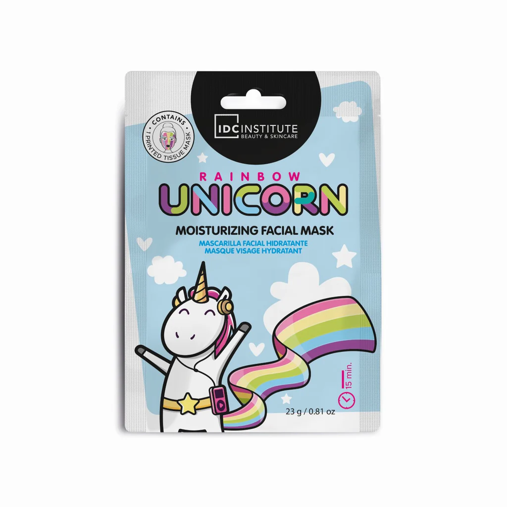 IDC RAINBOW UNICORN MOISTURIZING FACIAL MASK