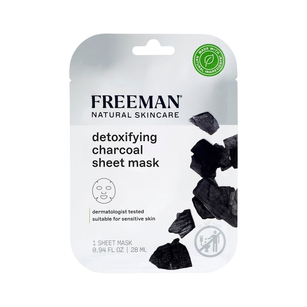 FREEMAN DETOXIFRYING BUBBLE SHEET MASK 