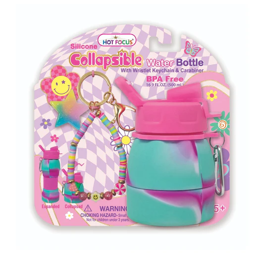 HOT FOCUS COLLAPSIBLE WATER BOTTLE