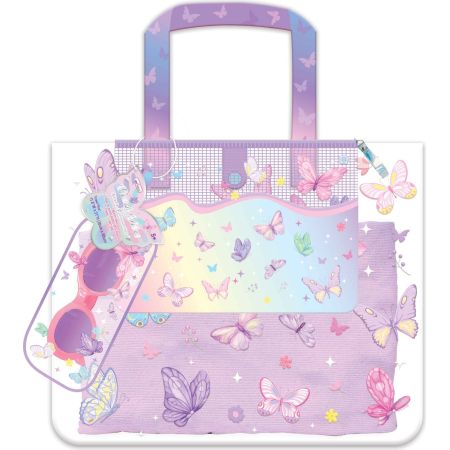 HOT FOCUS BEACH BAG WITH SUNGLASSES 