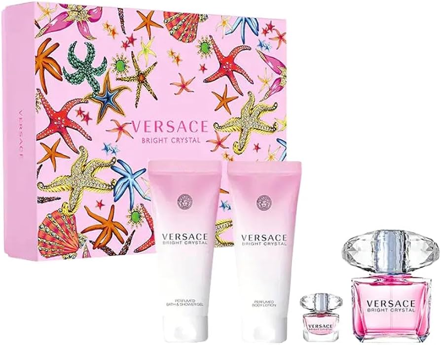 VERSACE BRIGHT CRYSTAL (W) EDT GIFTSET 