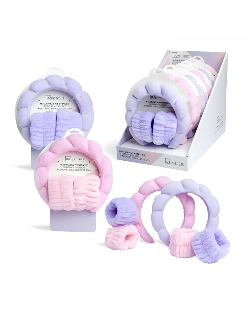 IDC SKINCARE HEADBAND AND WRISTBAND 