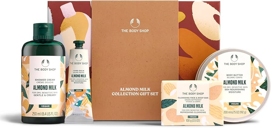 THE BODY SHOP GIFTSET ALMOND MILK