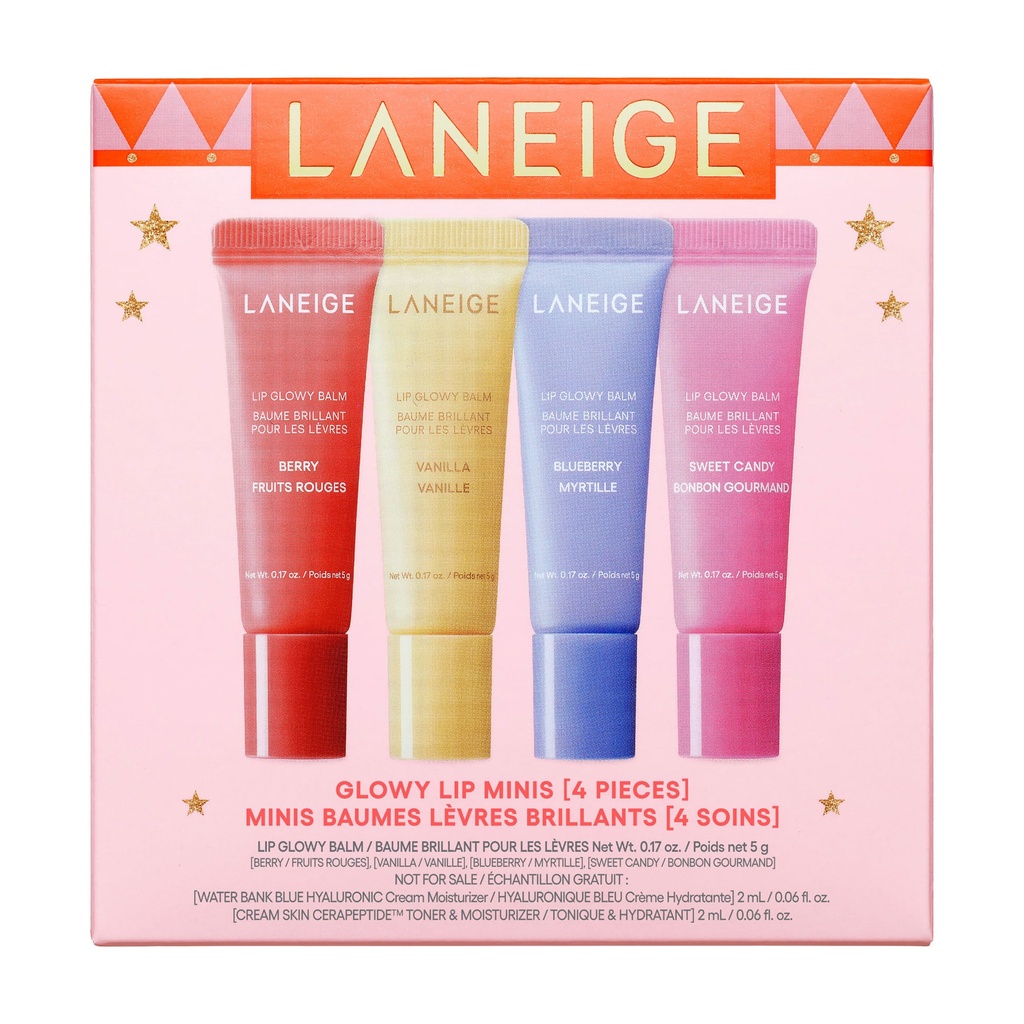 LA NEIGE GLOWY LIP  MINIS GIFTSET