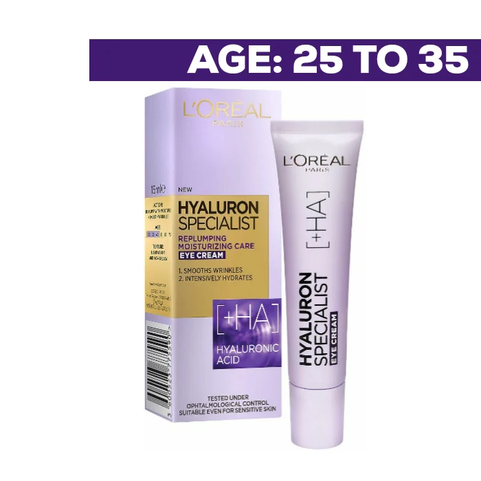 L'OREAL HYALURON EXPERT EYE CREAM 15 ML 