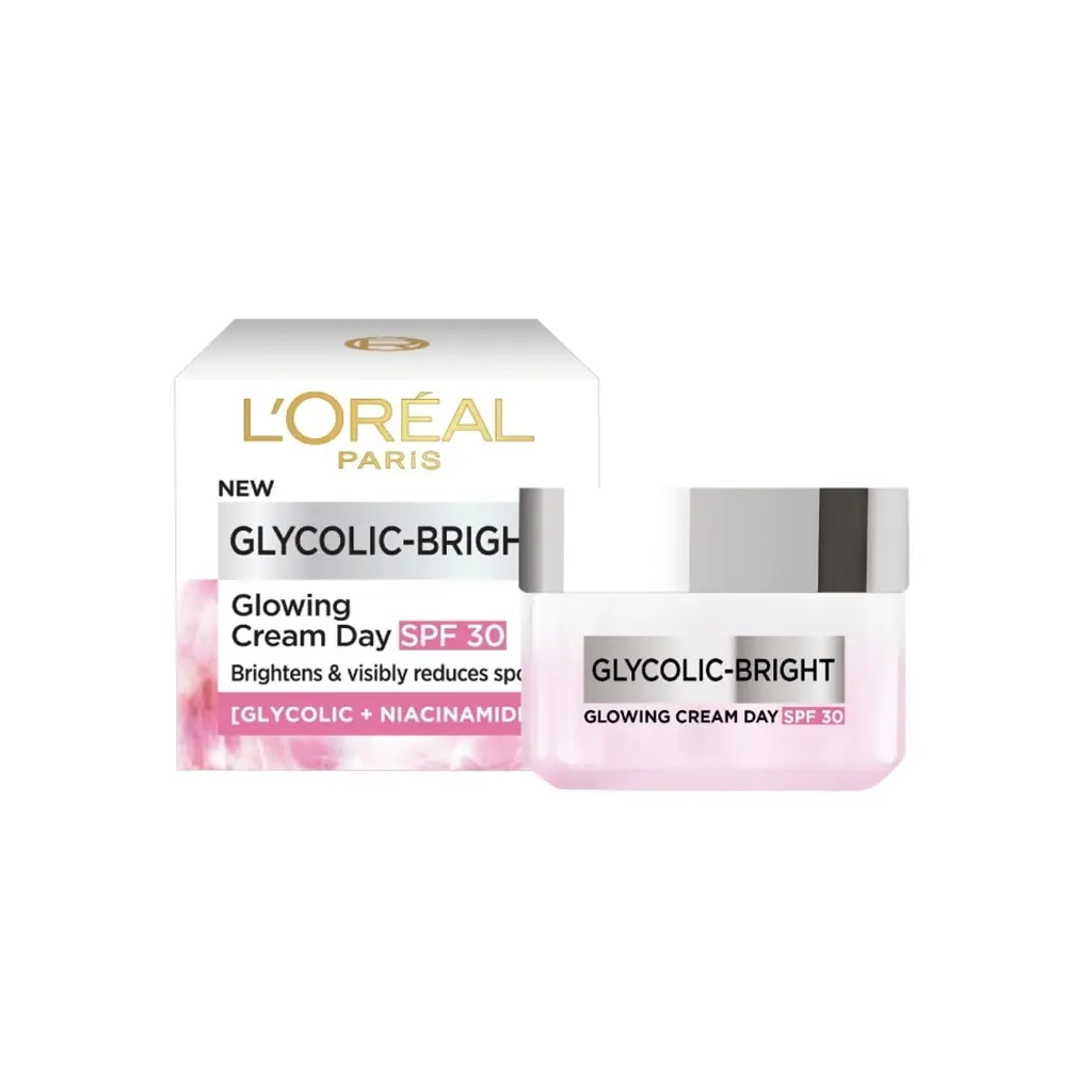 L'OREAL GLYCOLIC BRIGHT DAY CREAM SPF30 50 ML 