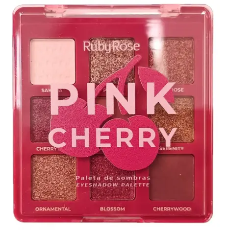 RUBYROSE PINK CHERRY EYESHADOW PALETTE