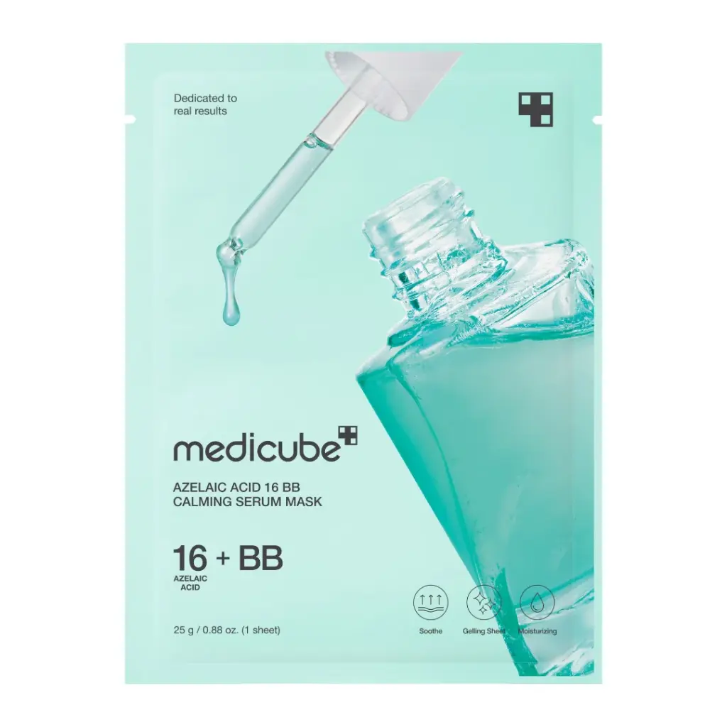 MEDICUBE AZELAIC ACID 16BB CALMING SERUM MASK