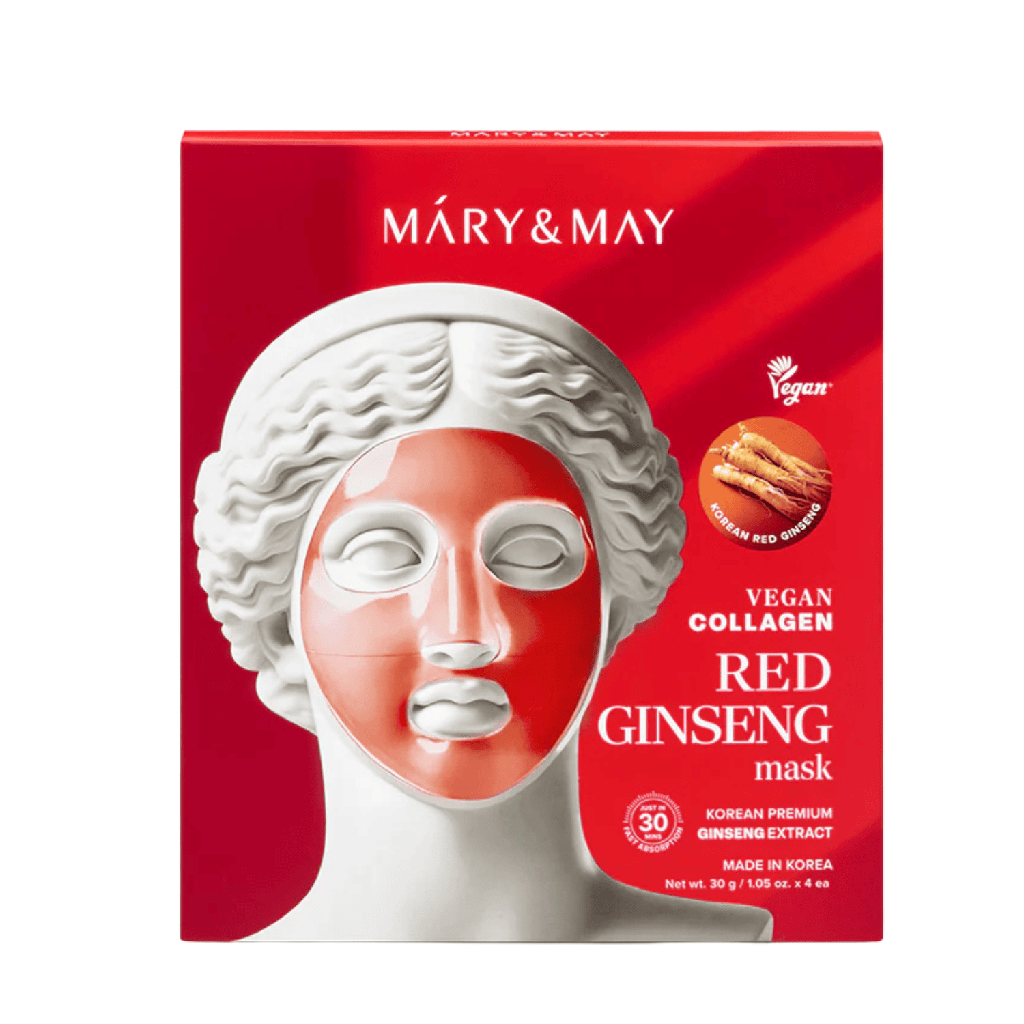 MARY & MAY VEGAN COLLAGEN RED GINSENG MASK