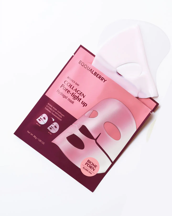 EQQUALBERRY COLLAGEN PORE-TIGHT UP HYDROGEL MASK