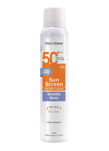 FREZYDERM SUNSCREEN INVISIBLE SPRAY