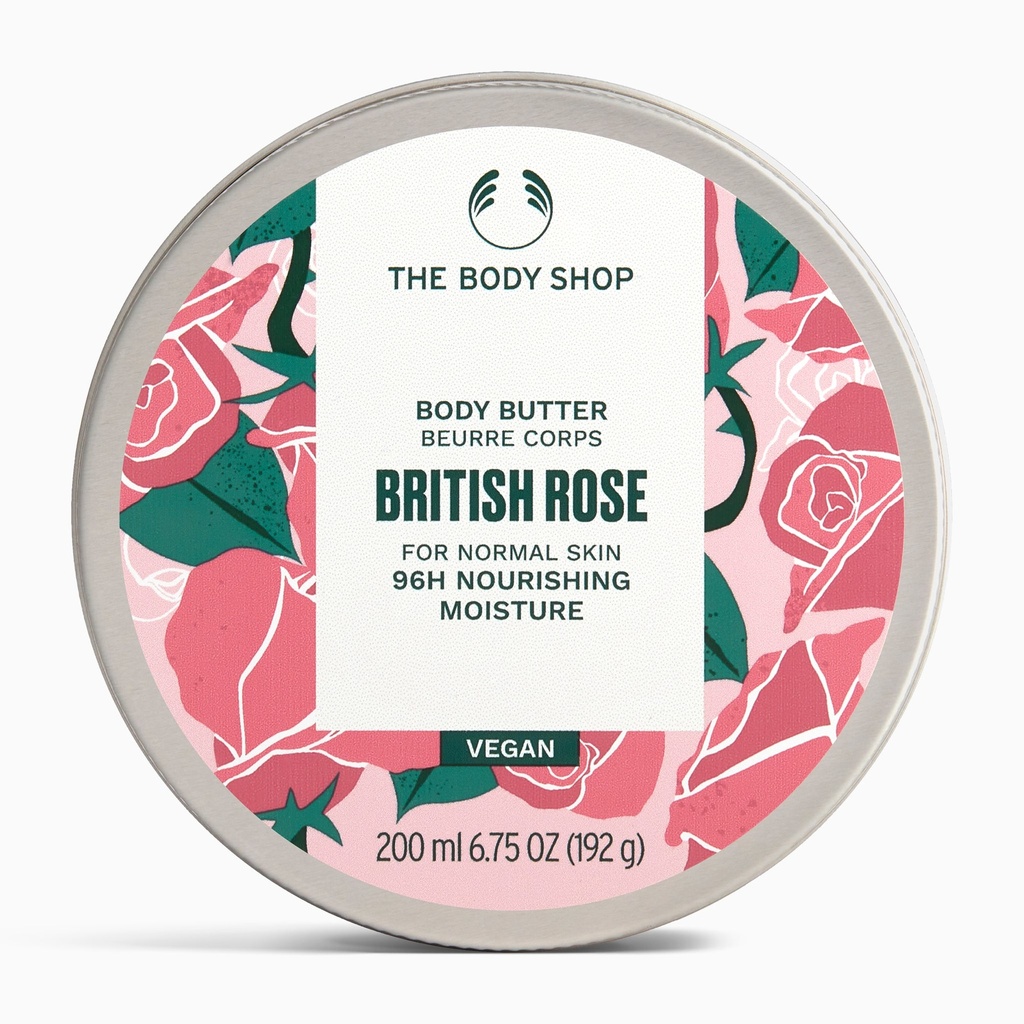 THE BODY SHOP BRITISH ROSE BUTTER 200 ML 