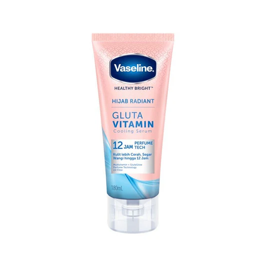 VASELINE GLUTA VITAMIN COOLING SERUM - HIJAB RADIANT 200 ML 