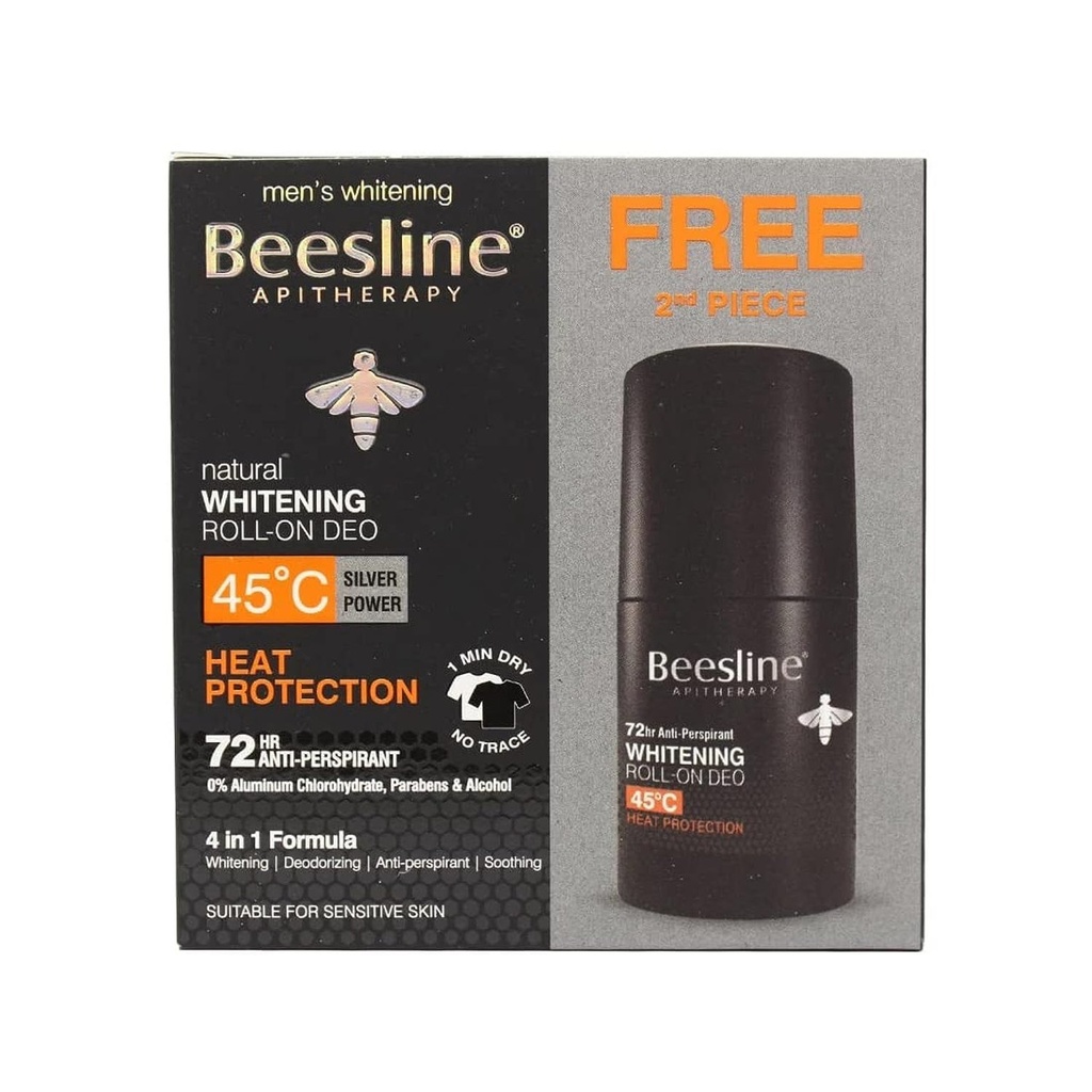 BEESLINE GIFTSET WHITENING ROLL ON DEO - MEN-HEAT (1+1)