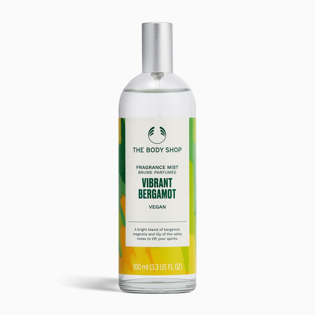 THE BODY SHOP VIBRANT BERGAMOT  BODYMIST 100 ML