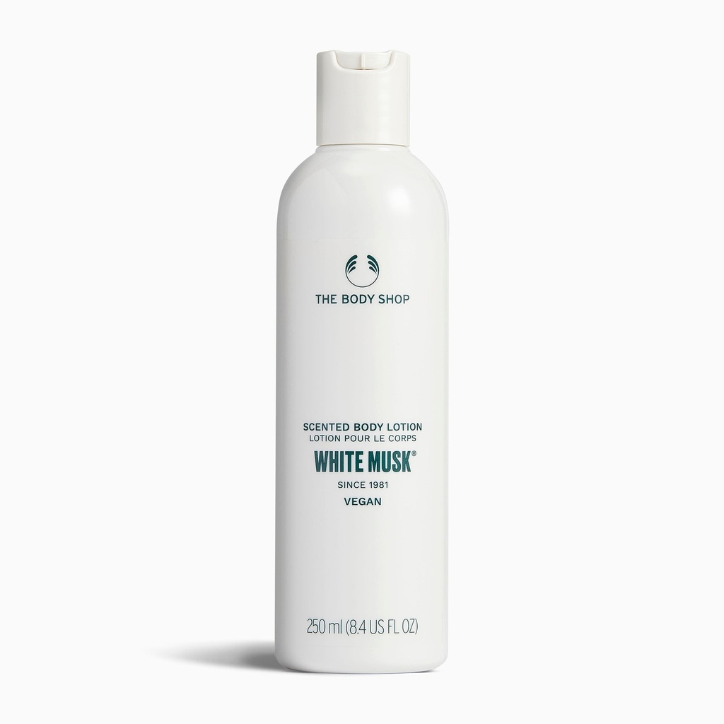 THE BODY SHOP SCENTED BODY LOTION WHITE MUSK 250 ML 