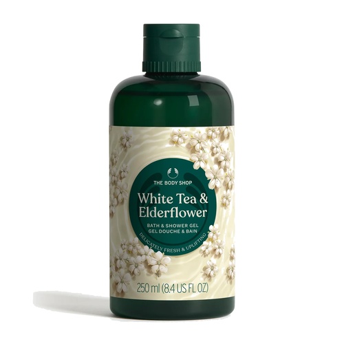 THE BODY SHOP WHITE TEA & ELDERFLOWER SH 250 ML