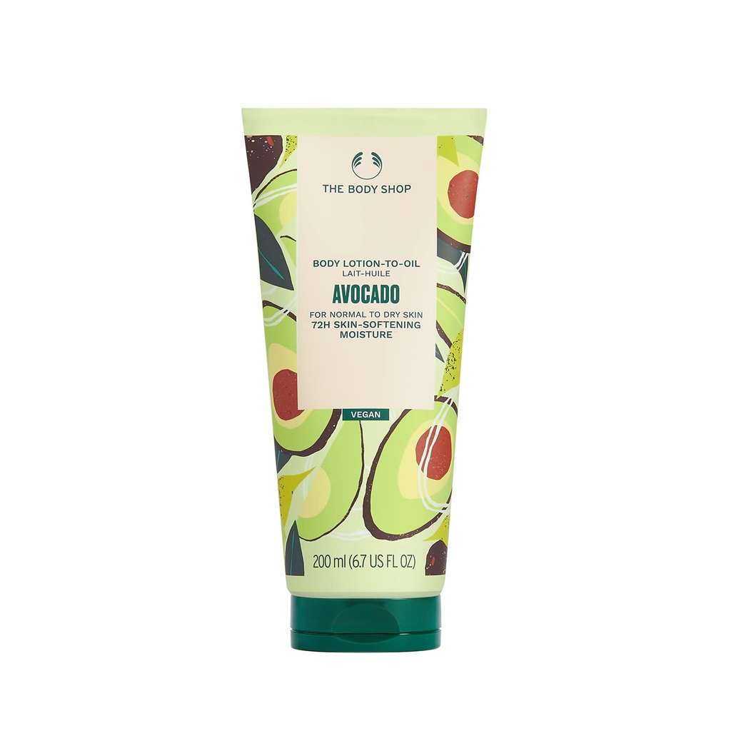 THE BODY SHOP BODY LOTION TO OIL AVOCADO 200 ML