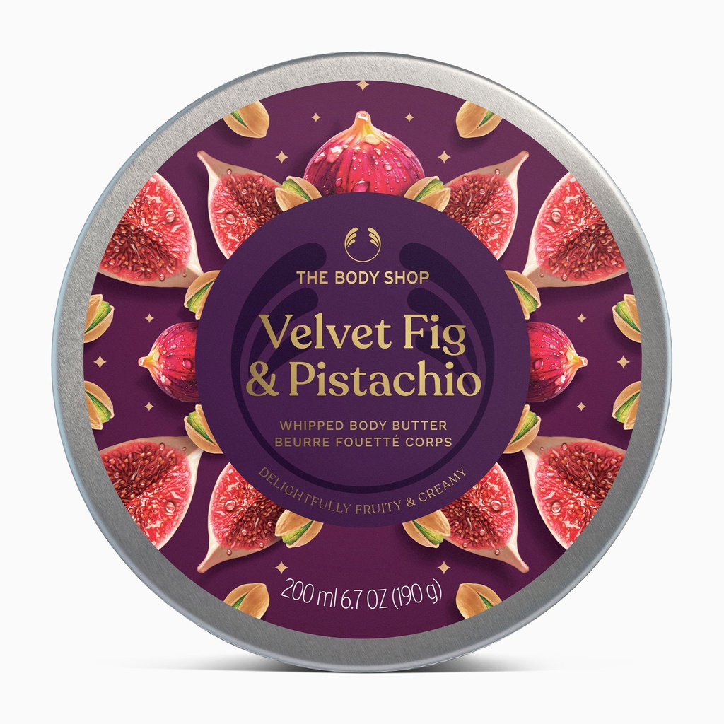 THE BODY SHOP VELVET FIG & PISTACHIO WHIPPED BOSY BUTTER 200 ML