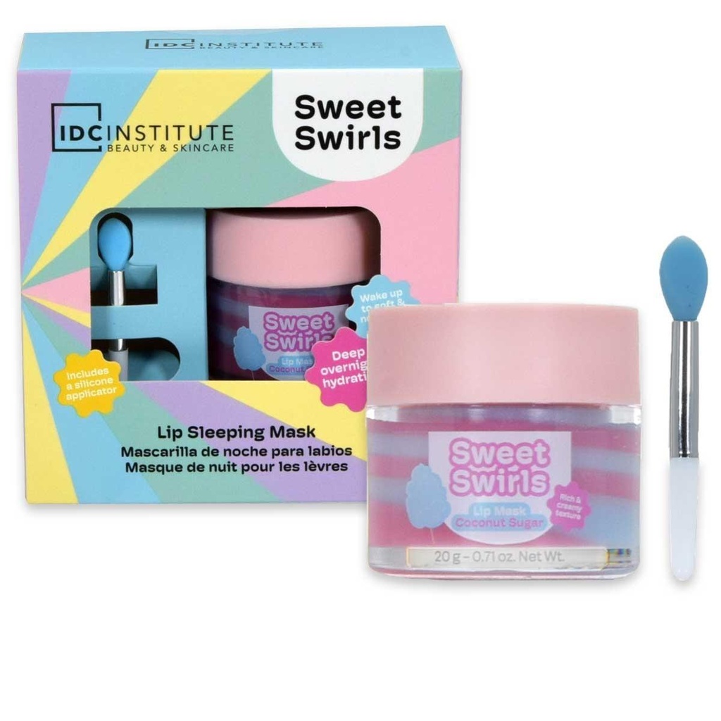 IDC SWIRLY NIGHT LIP MASK BLUE-PINK 