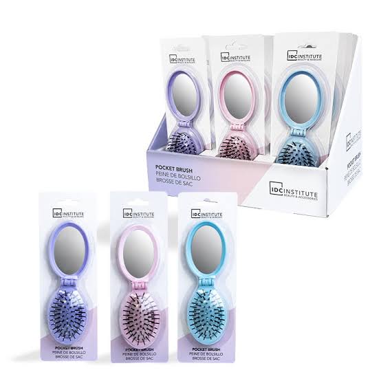 IDC POCKET MIRROR WITH COMB BLISTER 