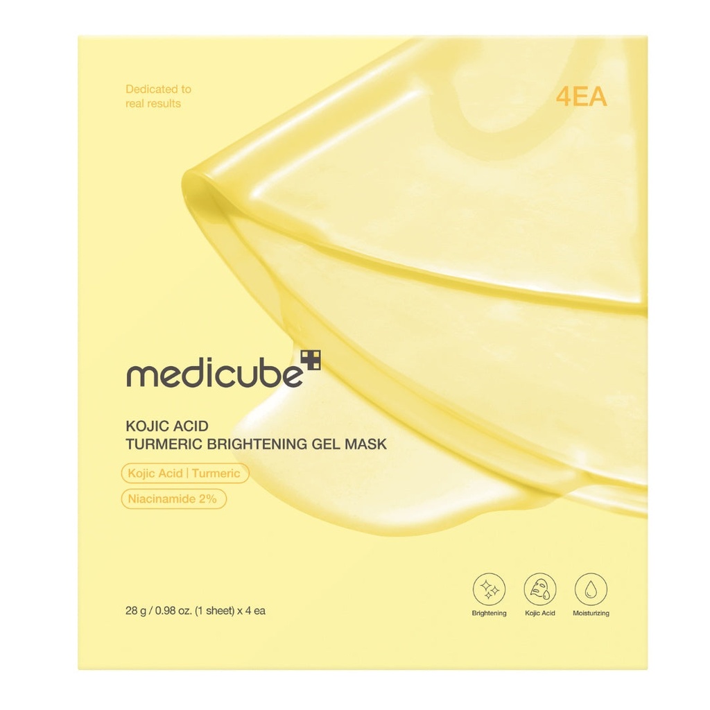 MEDICUBE KOJIC ACID TURMERIC BRIGHTENING GEL MASK