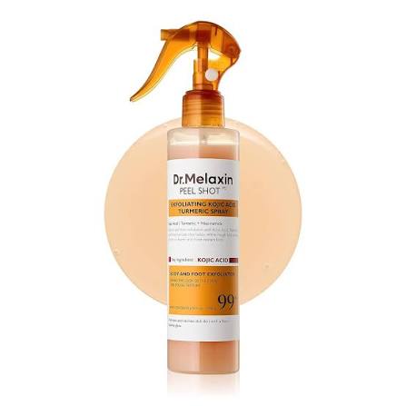DR MELAXIN PEEL SHOT EXFOLIATING KOJIC ACID TURMERIC SPRAY