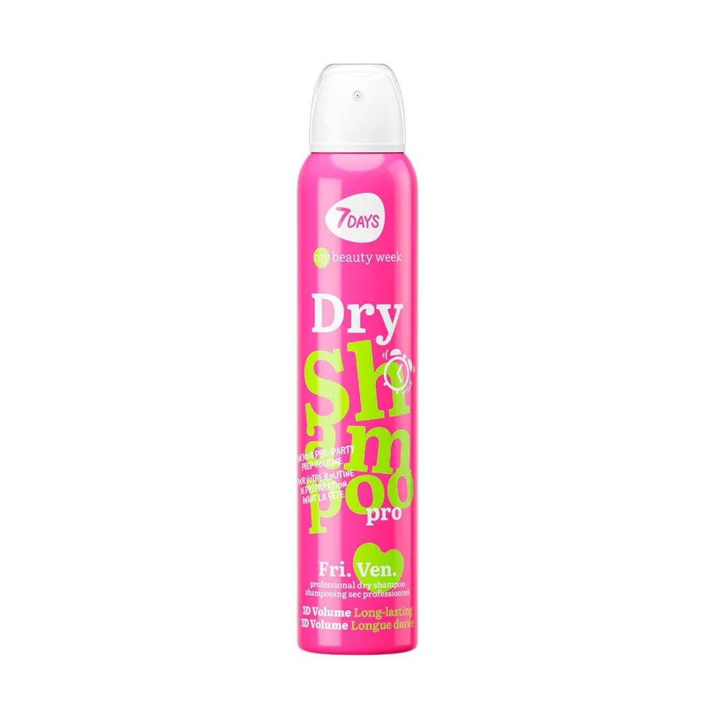 7DAYS DRY SHAMPOO LONG-LASTING FORMULA 3D VOLUME 200ML