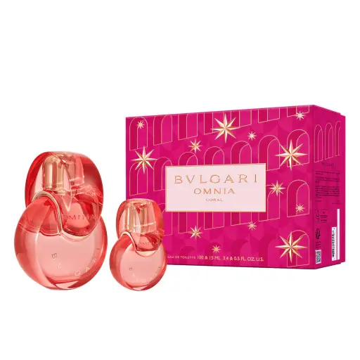 BVLGARI OMNIA CORAL EDT 100 ML GIFTSET