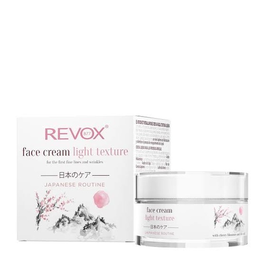 REVOX JAPANESE ROUTINE FACECREAM LIGHT TEXTURE 50 ML