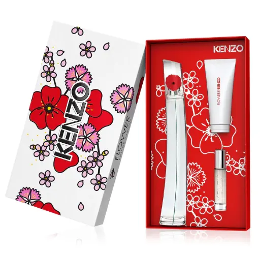 KENZO FLOWER EDP 100ML+V10ML+BL75ML GIFTSET